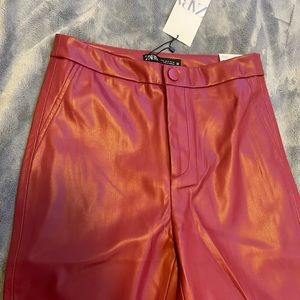 Zara leather pants